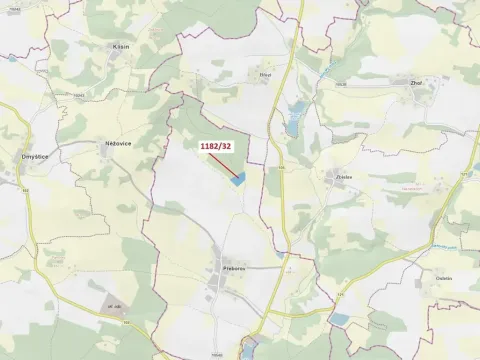 Dražba lesa, Přeborov, 16134 m2