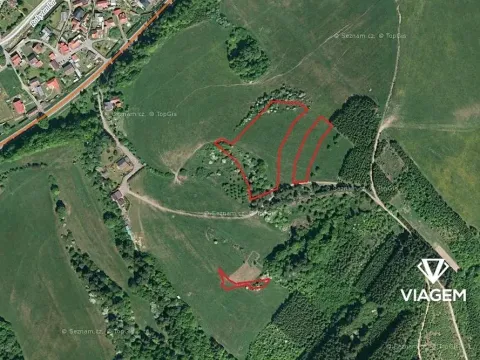 Prodej podílu pole, Lhota u Vsetína, 1403 m2