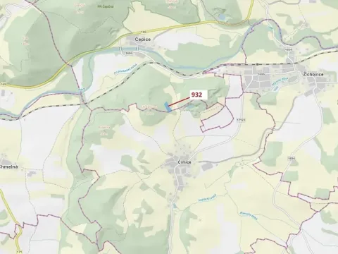 Dražba lesa, Rabí, 7006 m2