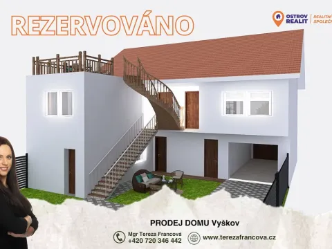 Prodej rodinného domu, Vyškov - Dědice, Mánesova, 185 m2