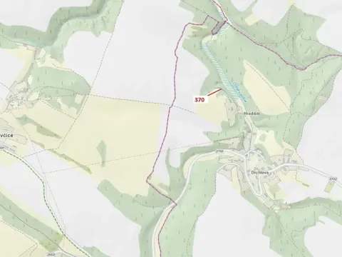 Dražba pozemku, Chlum, 191 m2