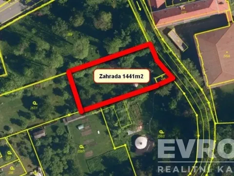 Prodej zahrady, Hranice, 1441 m2