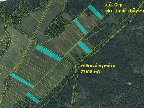 Prodej pole, Cep, 23618 m2