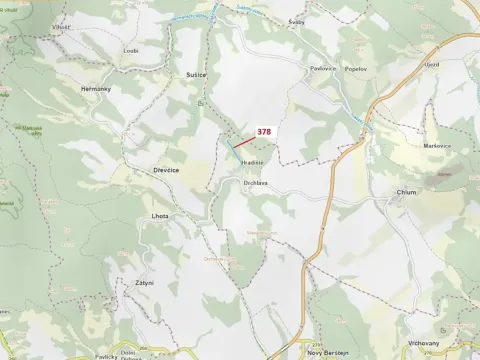 Dražba pozemku, Chlum, 11767 m2