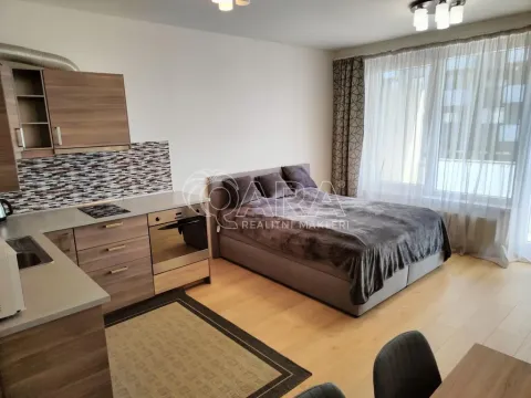 Pronájem bytu 1+kk, Praha - Stodůlky, náměstí Junkových, 32 m2