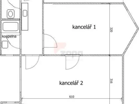 Pronájem kanceláře, Praha - Nové Město, Národní, 470 m2