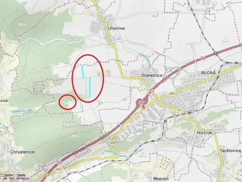 Prodej pole, Drahelčice, 46280 m2