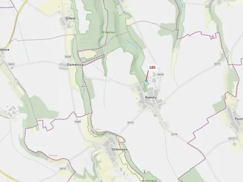 Dražba lesa, Řepníky, 2374 m2