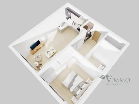 Prodej bytu 2+kk, Český Krumlov - Vyšný, Vyšenská, 49 m2