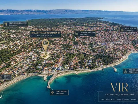 Prodej pozemku pro bydlení, Vir, Chorvatsko, Prilaz Franje Tuđmana I., 349 m2