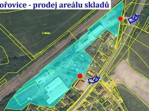 Prodej skladu, Hořovice, 4500 m2