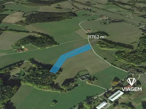 Prodej podílu pole, Dvory nad Lužnicí, 653 m2