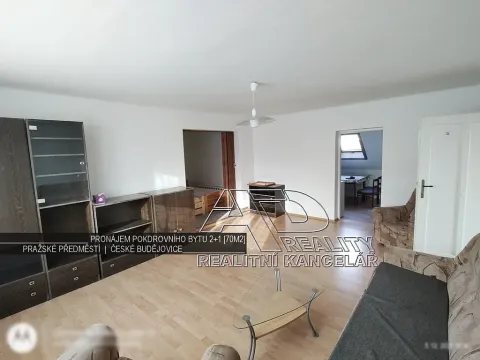 Pronájem bytu 2+1, České Budějovice, 70 m2