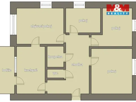 Prodej bytu 4+1, Smilovy Hory, 108 m2