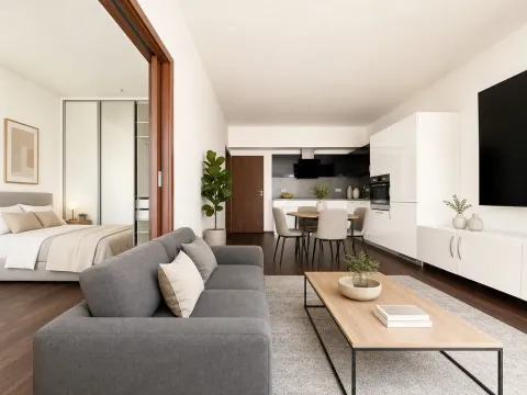Pronájem bytu 2+kk, Praha - Hlubočepy, Hugo Haase, 51 m2