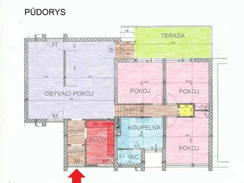 Pronájem bytu 4+1, Praha - Liboc, Brodecká, 116 m2