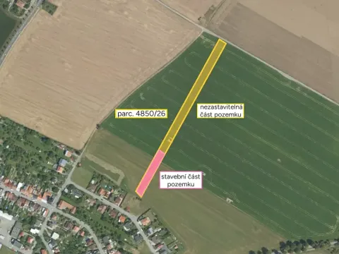 Prodej podílu pozemku pro bydlení, Boskovice, 1935 m2