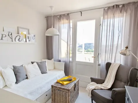 Pronájem bytu 1+kk, Praha - Holešovice, Heřmanova, 20 m2