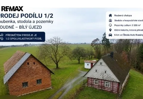 Prodej chalupy, Bílý Újezd - Roudné, 90 m2