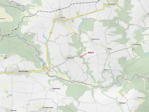 Dražba lesa, Břežany, 63 m2