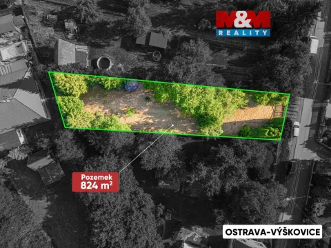 Prodej pozemku pro bydlení, Ostrava, K Odře, 824 m2