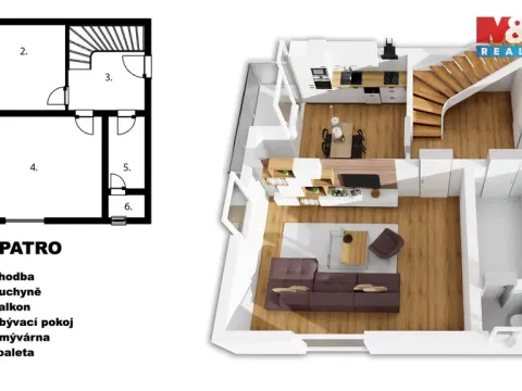 Prodej bytu 3+1, Náchod, Vodárenská, 79 m2