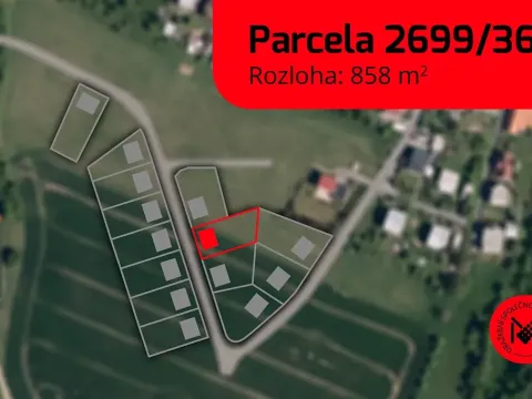 Prodej pozemku pro bydlení, Želechovice nad Dřevnicí, Pod Stráží, 858 m2