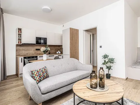 Pronájem bytu 1+kk, Praha - Karlín, Pobřežní, 31 m2