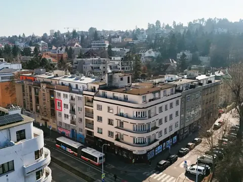 Prodej bytu 2+kk, Praha - Podolí, Dvorecké náměstí, 55 m2