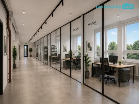 Pronájem kanceláře, Mariánské Lázně, třída Vítězství, 60 m2