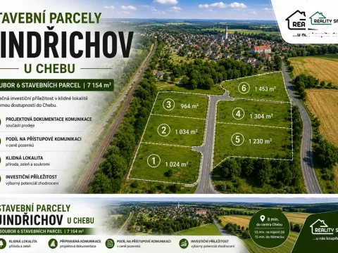 Prodej pozemku pro bydlení, Cheb, 719 m2