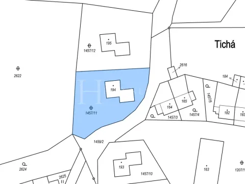 Prodej pozemku pro bydlení, Dolní Dvořiště - Tichá, 1239 m2