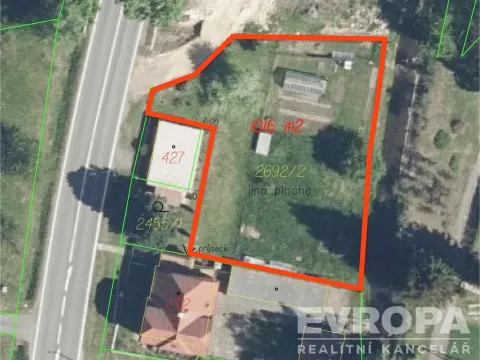 Prodej pozemku pro bydlení, Červená Voda, 1016 m2