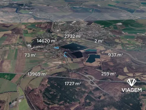 Prodej podílu lesa, Poděbrady, 2144 m2