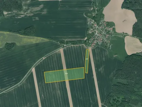 Prodej pole, Poběžovice, 16292 m2
