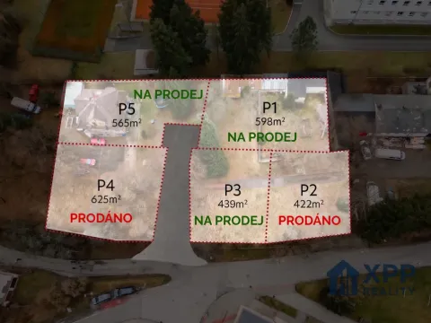 Prodej pozemku pro bydlení, Tábor, 439 m2