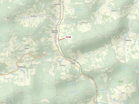 Dražba lesa, Valašská Polanka, 1112 m2