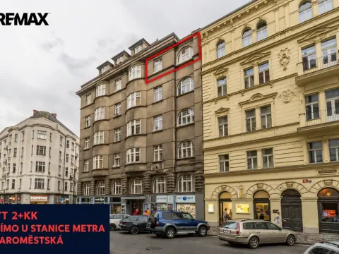 Pronájem bytu 2+kk, Praha - Staré Město, Kaprova, 58 m2