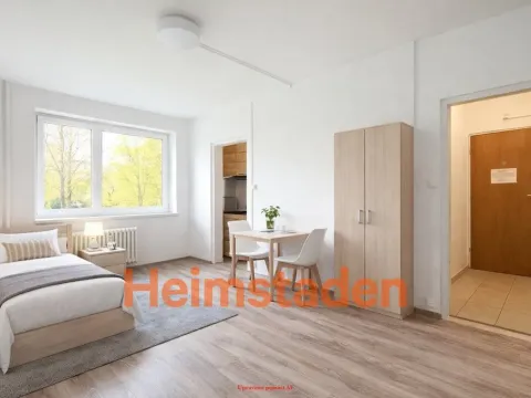 Pronájem bytu 1+kk, Ostrava - Poruba, Jilemnického náměstí, 23 m2