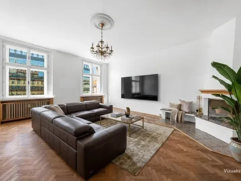 Prodej bytu 3+1, Praha - Vinohrady, Rubešova, 113 m2
