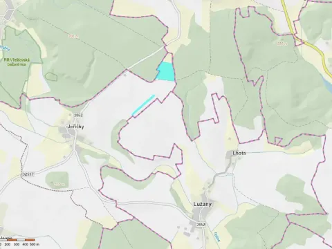 Prodej louky, Hořiněves, 32514 m2