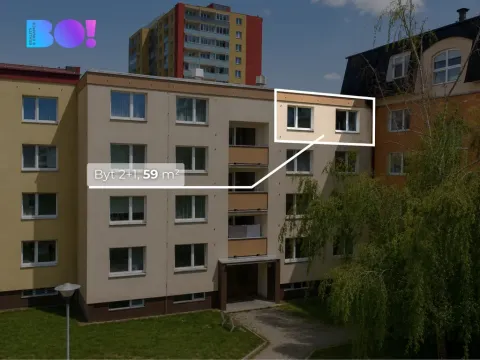Prodej bytu 2+1, Přerov, Trávník, 52 m2