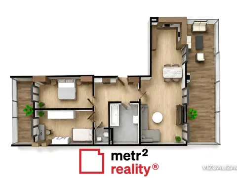 Prodej bytu 3+kk, Prostějov, Plumlovská, 131 m2
