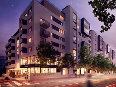 Prodej bytu 2+kk, Praha - Hlubočepy, náměstí Olgy Scheinpflugové, 47 m2