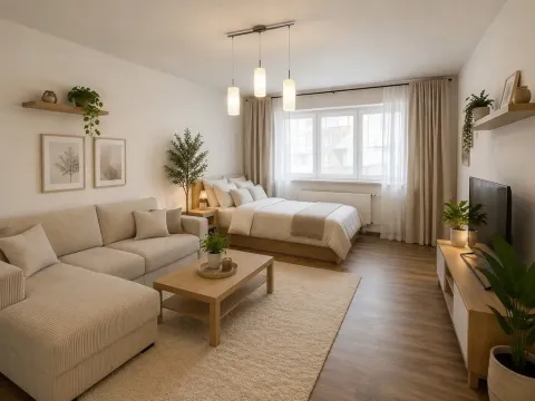 Pronájem bytu 1+1, Hulín, nám. Míru, 45 m2
