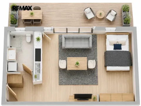 Prodej bytu 1+kk, Kyjov, 33 m2