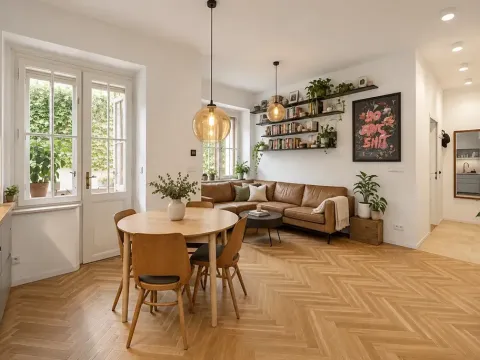 Pronájem bytu 2+kk, Praha - Libeň, V mezihoří, 47 m2