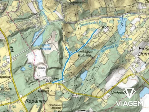 Prodej podílu zahrady, Doubrava, 770 m2