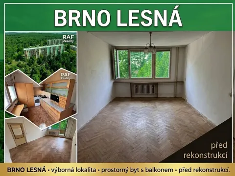 Prodej bytu 2+1, Brno, Nezvalova, 56 m2