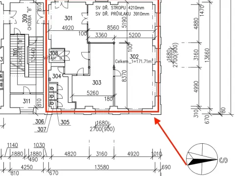 Pronájem obchodního prostoru, Šternberk, Nádražní, 122 m2